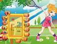 Funky Tennis Girl